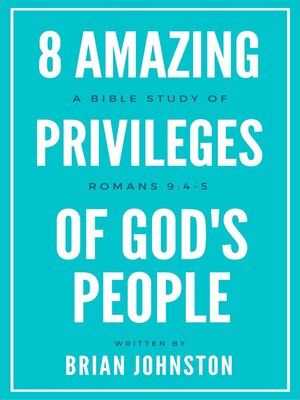 cover image of 8 Amazing Privileges of God's People